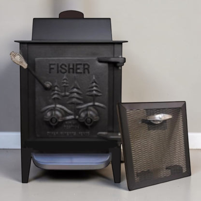 Vintage Fisher Papa Bear Wood Stove Top Vent