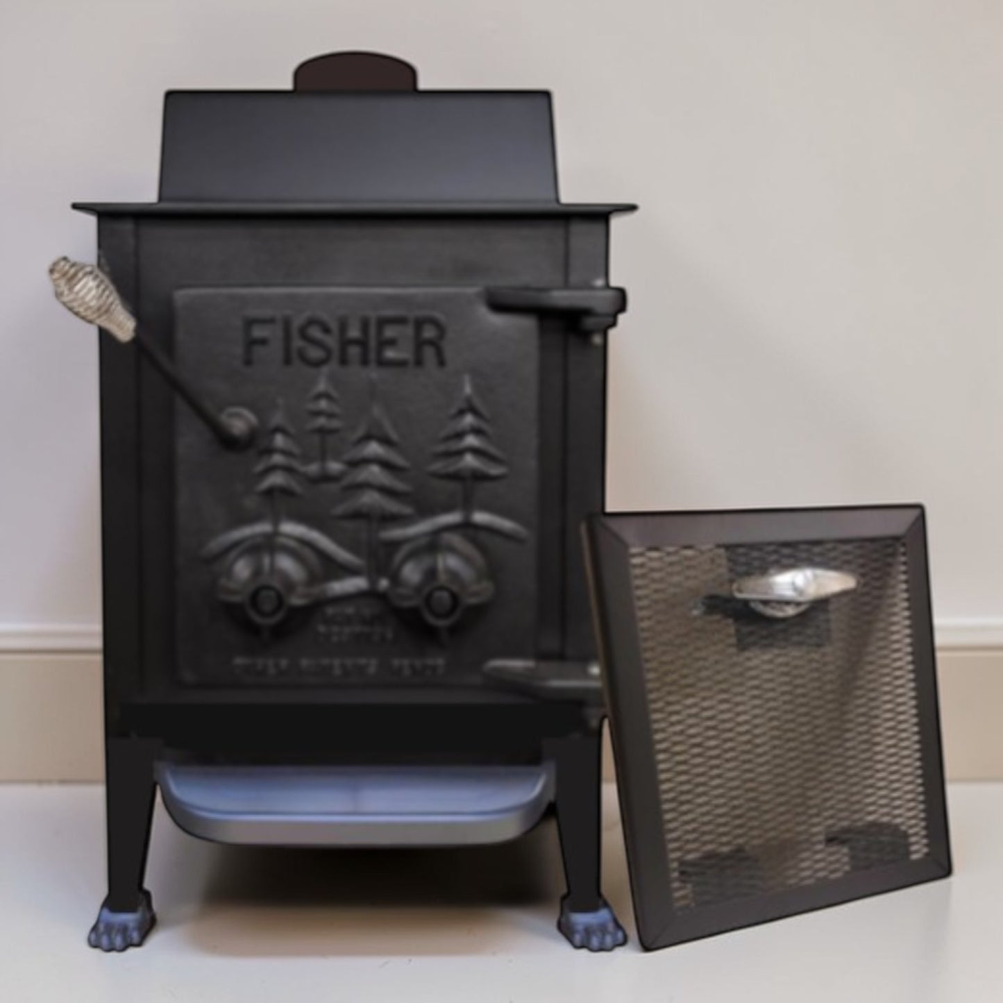 Vintage Fisher Papa Bear Wood Stove Top Vent