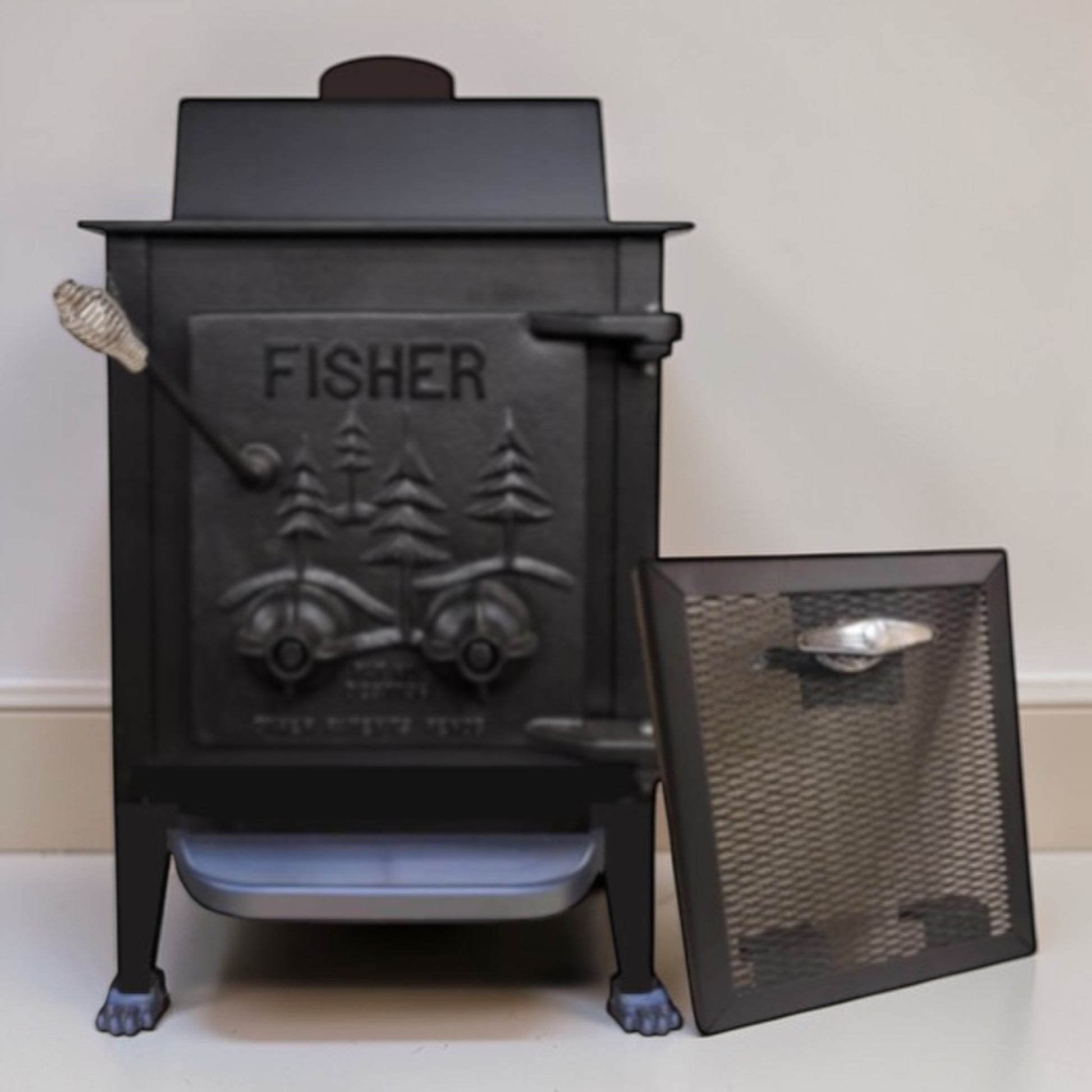 Vintage Fisher Papa Bear Wood Stove Top Vent
