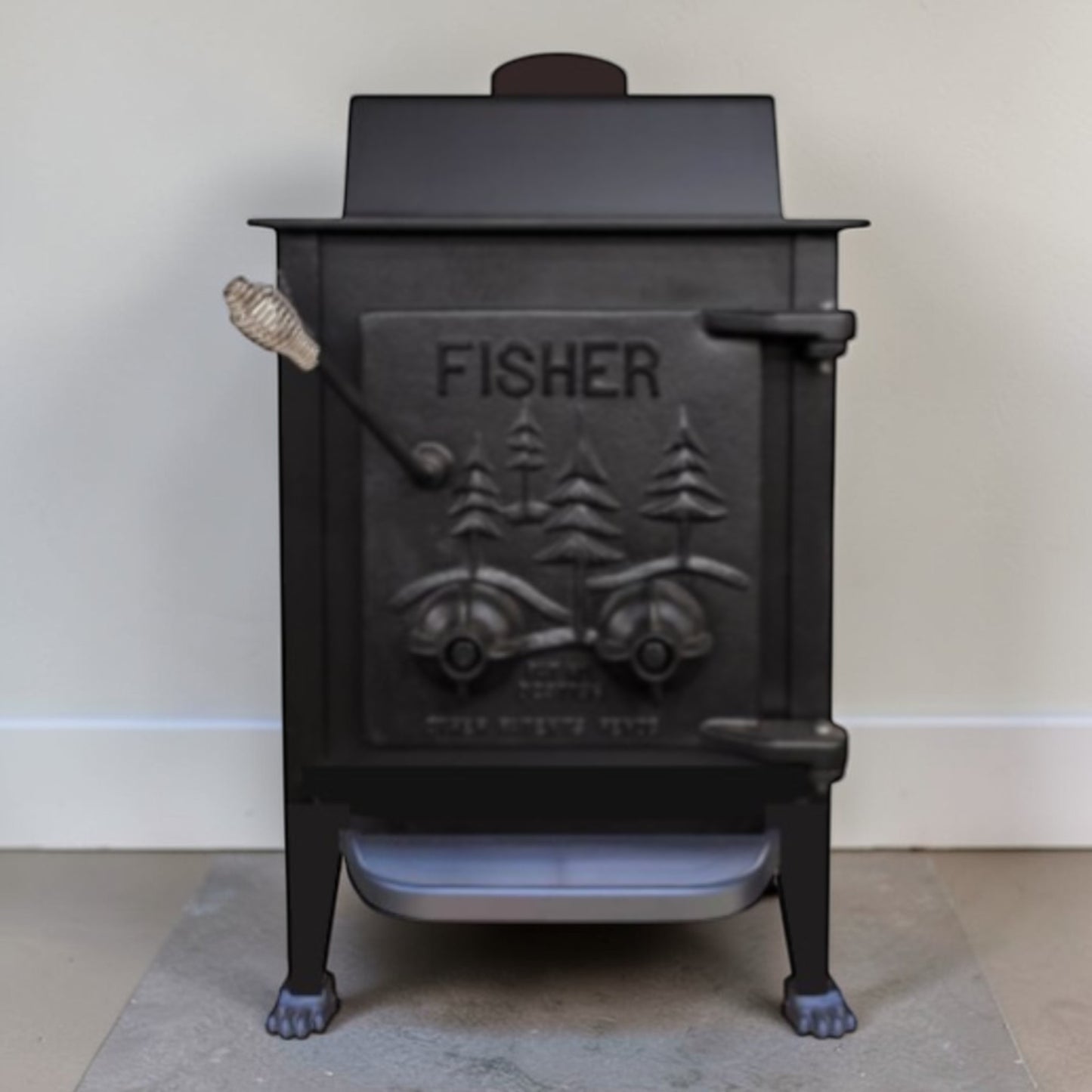 Vintage Fisher Papa Bear Wood Stove Top Vent