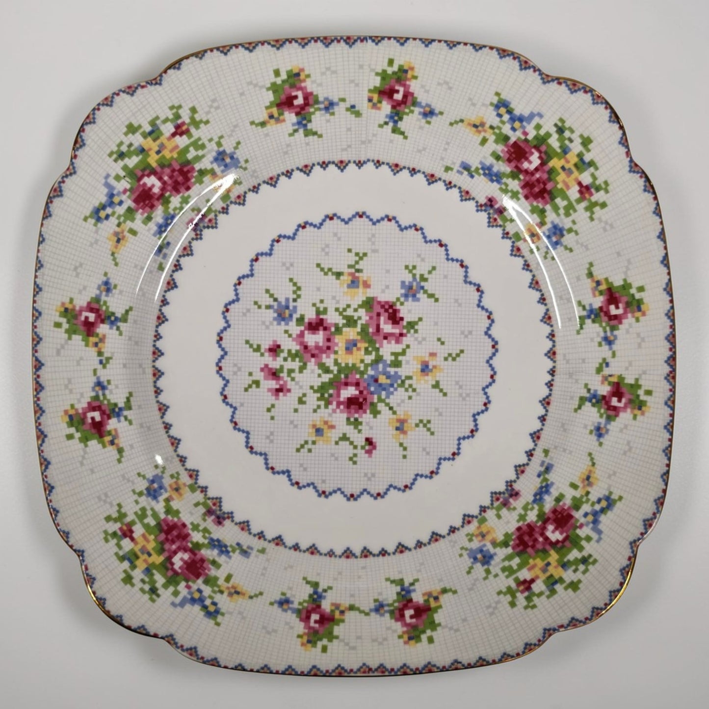 Antique Royal Albert Petit Point Dinner Plates