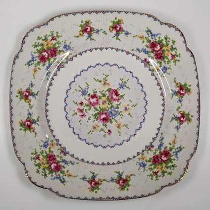 Antique Royal Albert Petit Point Dinner Plates