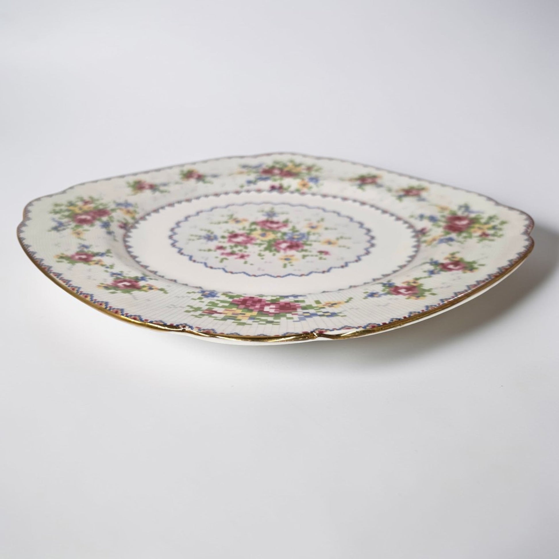 Antique Royal Albert Petit Point Dinner Plates