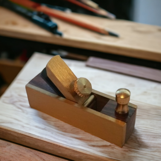 wood and brass violin instrument makers plane