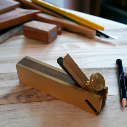 wood and brass violin instrument makers plane