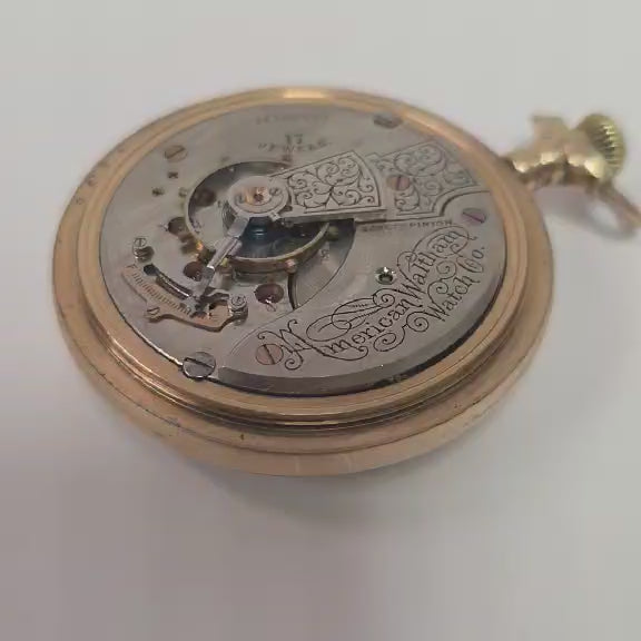 Antique American Waltham Watch Co pocket watch with gold filled Fortune case.
