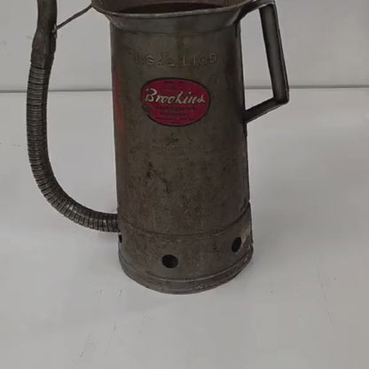 Antique Brookins Railroad Oiling Can Model 104