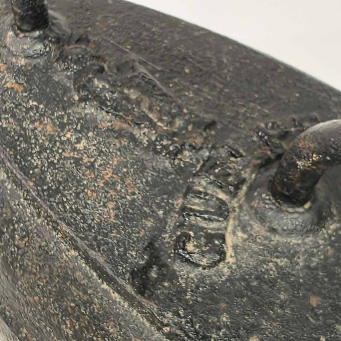 Antique cast iron tailor's press iron made in Guelph Ontario with beautifully formed handle.
