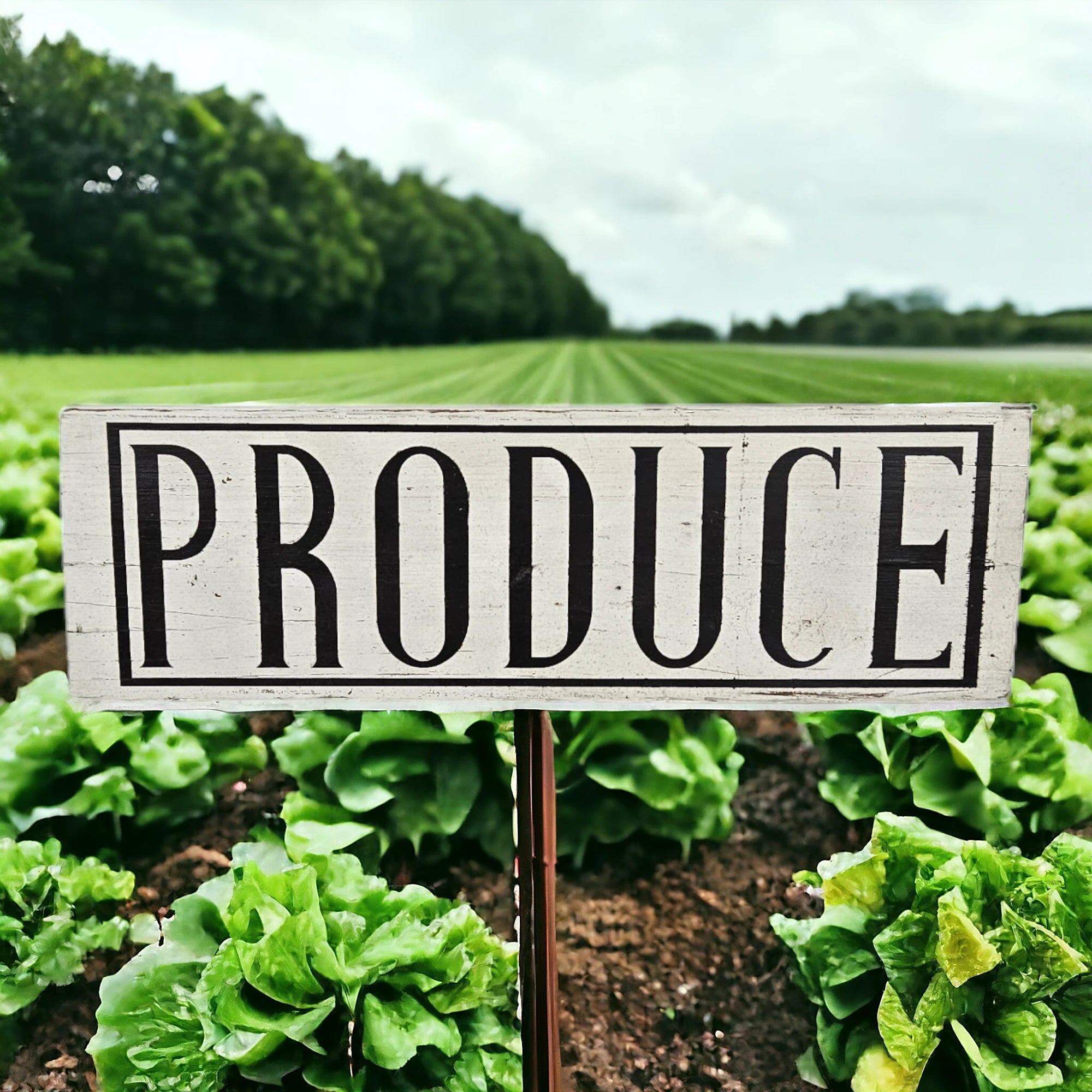 Produce Sign Rustic Kitchen Decor Hand Crafted – Wainfleet Trading Post