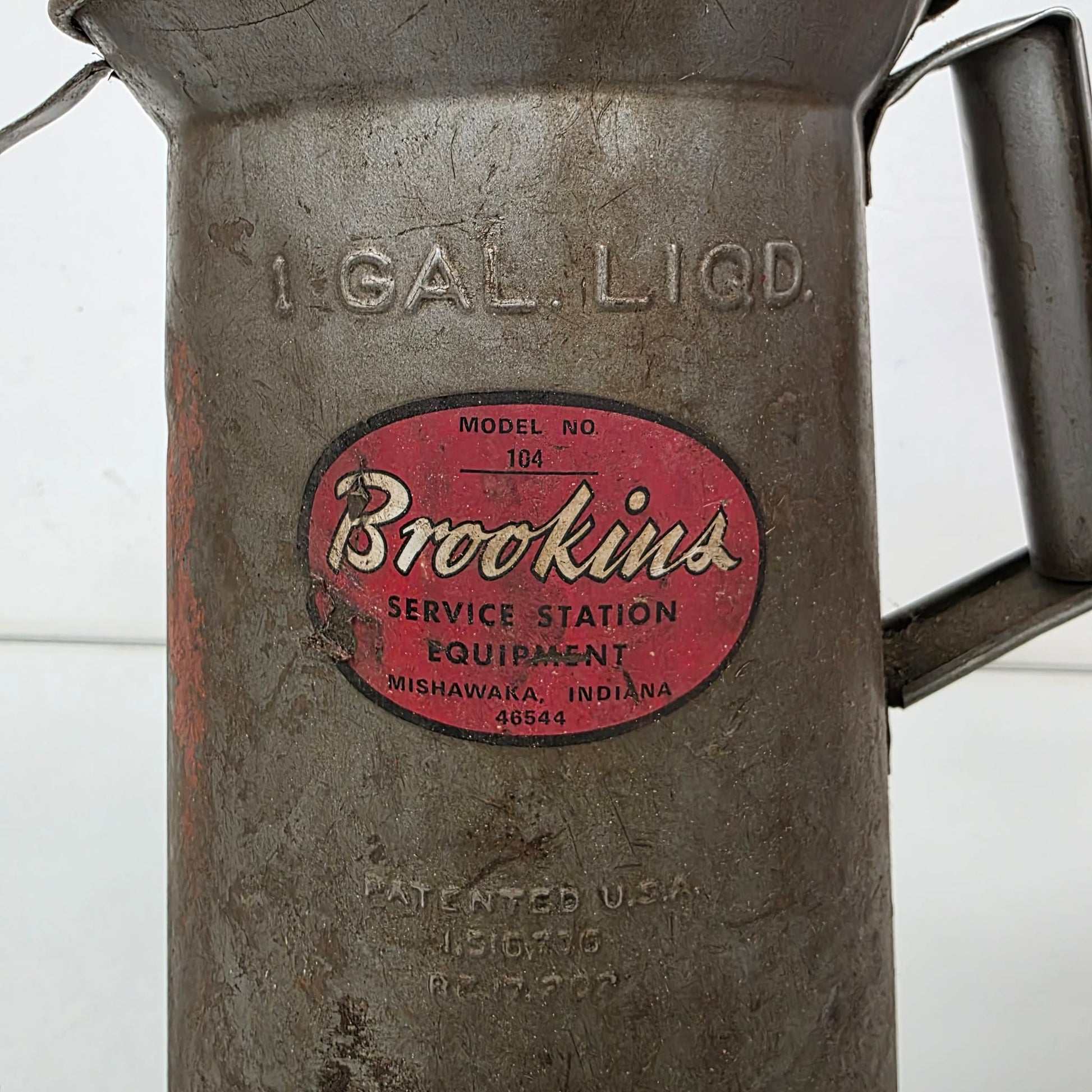 Antique Brookins Railroad Oiling Can Model 104