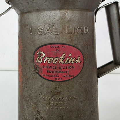 Antique Brookins Railroad Oiling Can Model 104