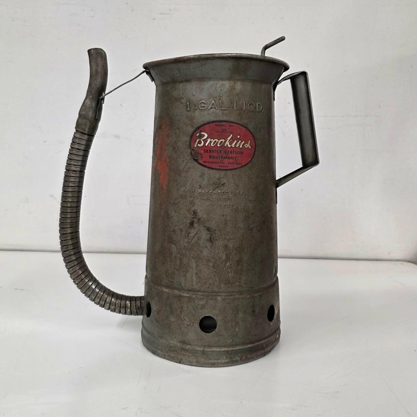 Antique Brookins Railroad Oiling Can Model 104