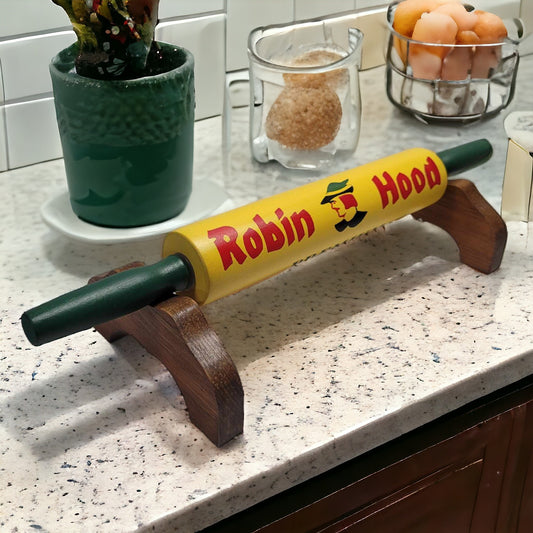 retro wooden rolling pin 