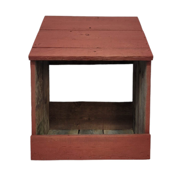 Rustic Barn Board Chicken Nesting Box