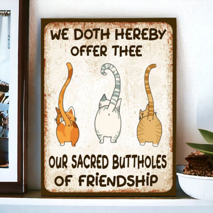 Cat Sign Offer Friendship Sign