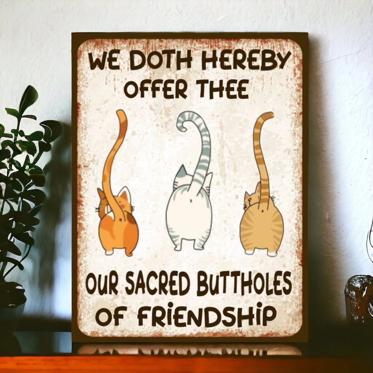 Cat Sign Offer Friendship Sign