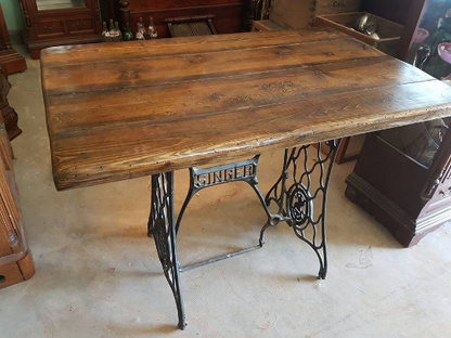 cast iron table base