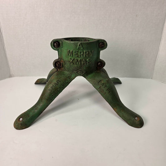 Vintage cast iron Christmas tree stand by Smart Brockville Foundry