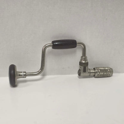 Vintage Stanley No. 923 ratcheting bit brace made by Stanley Canada.
