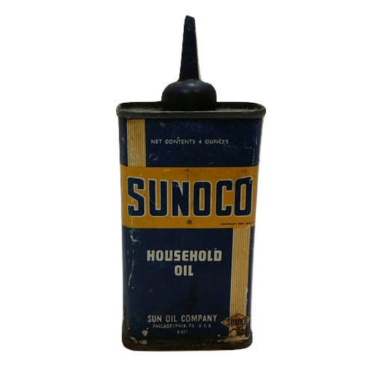 Antique Sunoco Household Oil Can Sun Oil Company