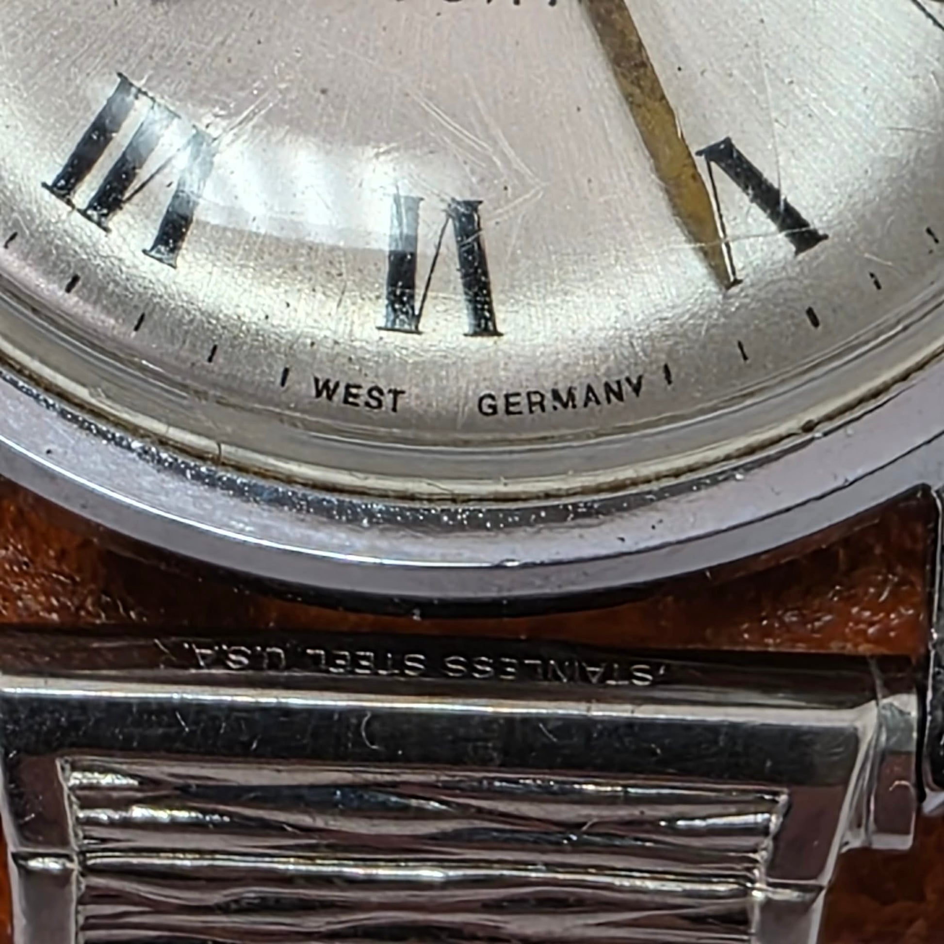 Vintage 1960s Timex Electric Backwind Watch – West Germany, Original Case