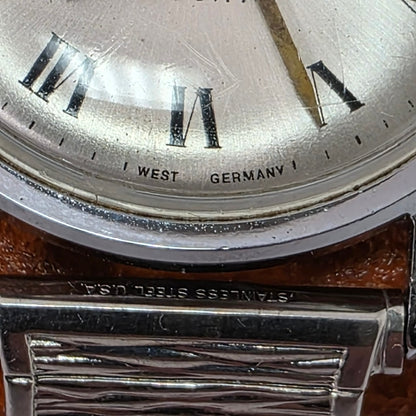 Vintage 1960s Timex Electric Backwind Watch – West Germany, Original Case