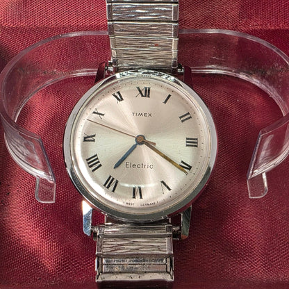 Vintage 1960s Timex Electric Backwind Watch – West Germany, Original Case