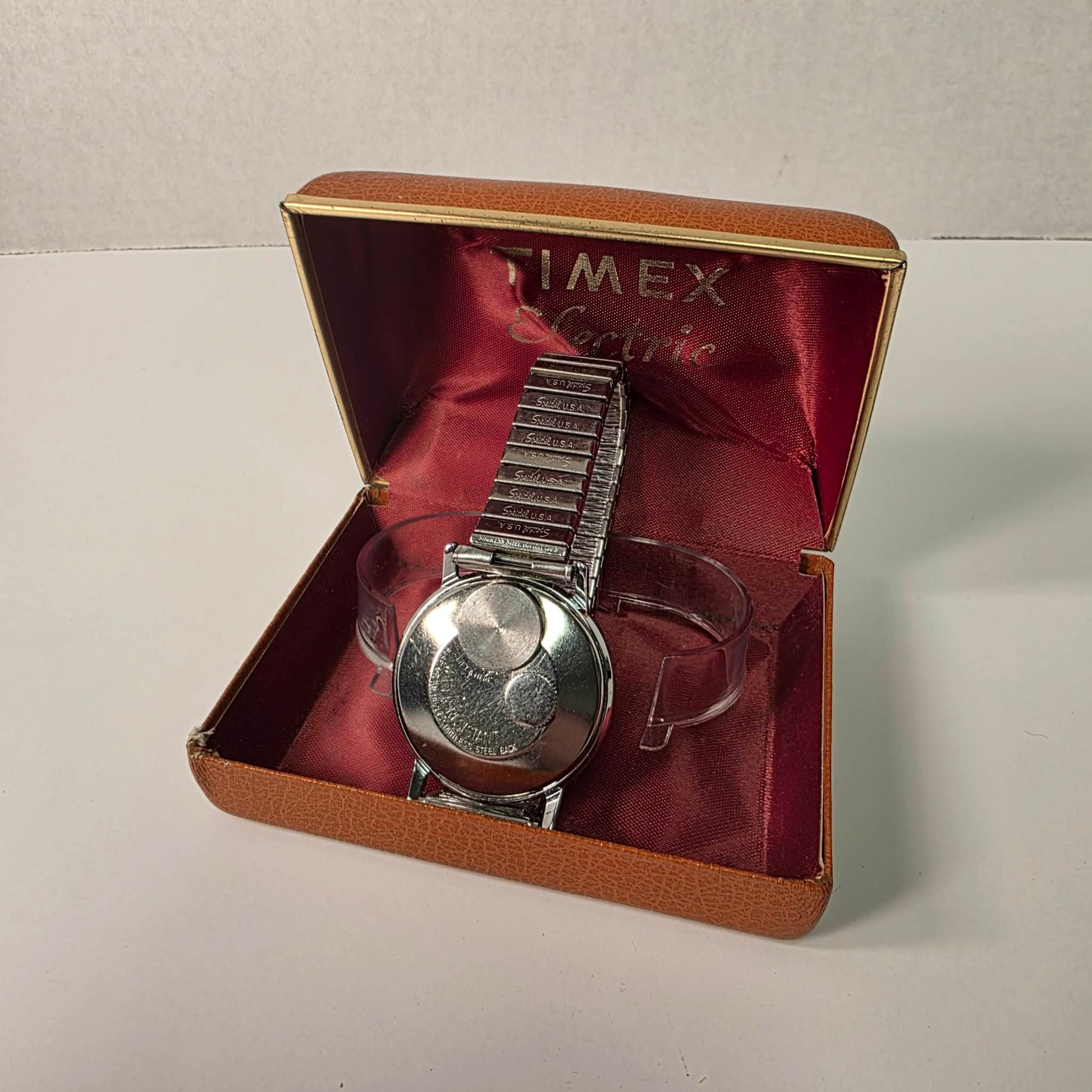 Vintage 1960s Timex Electric Backwind Watch – West Germany, Original Case