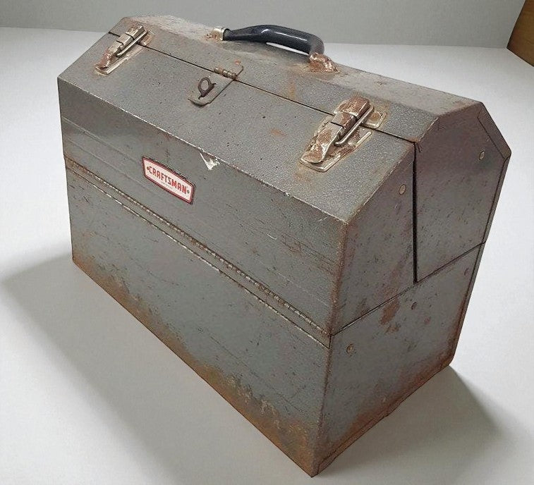 Vintage Craftsman Tombstone Cantilever Mechanics Toolbox