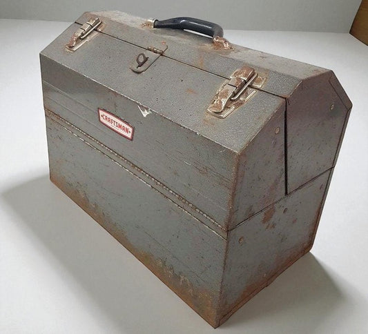 Vintage Craftsman Tombstone Cantilever Mechanics Toolbox