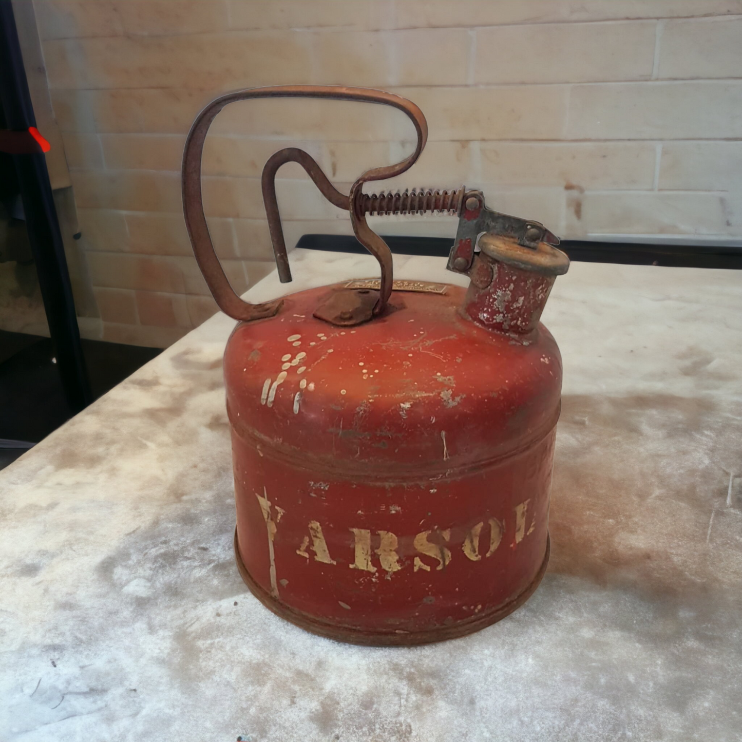 Antique Oil Safety Can Underwriters Laboratory Inc.