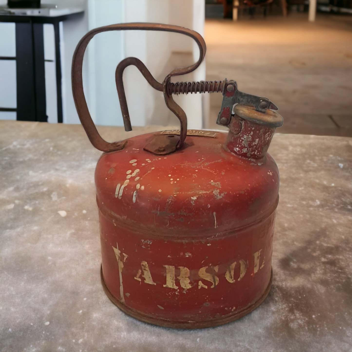 Antique Oil Safety Can Underwriters Laboratory Inc.