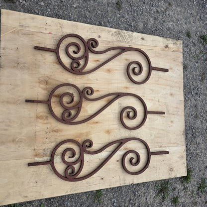 Distinctive hand-forged iron scrollwork for architectural and restoration projects.