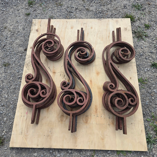 Distinctive hand-forged iron scrollwork for architectural and restoration projects.