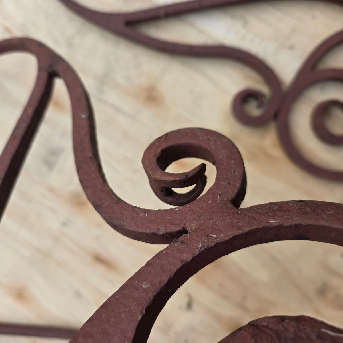 Distinctive hand-forged iron scrollwork for architectural and restoration projects.