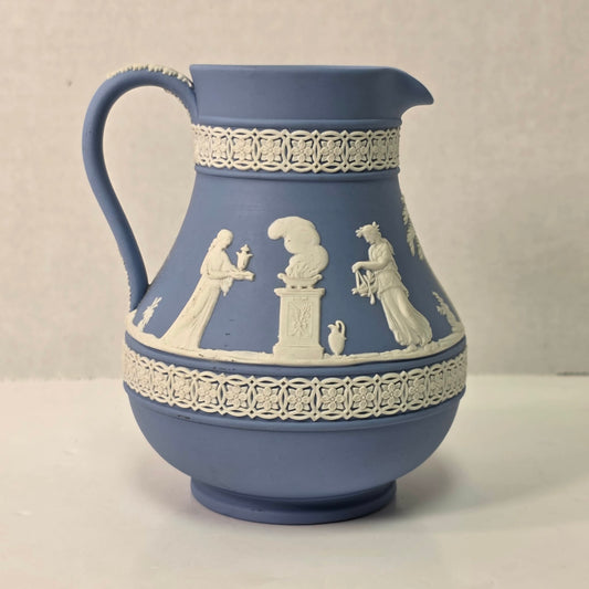 Wedgwood Jasperware Pitcher 1956 No. 36 5”