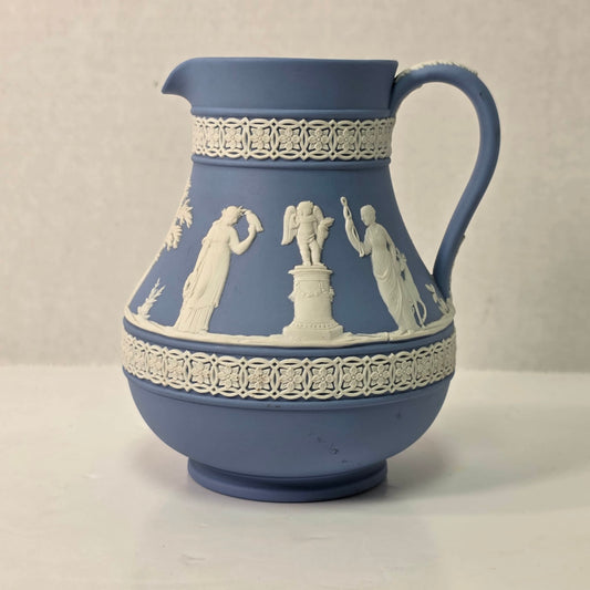 Wedgwood Jasperware Pitcher 1956 No. 36 5”