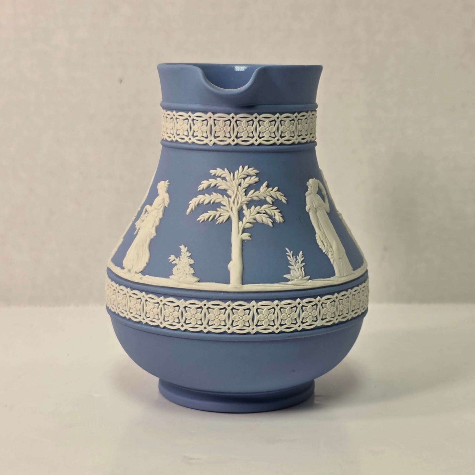 Wedgwood Jasperware Pitcher 1956 No. 36 5”