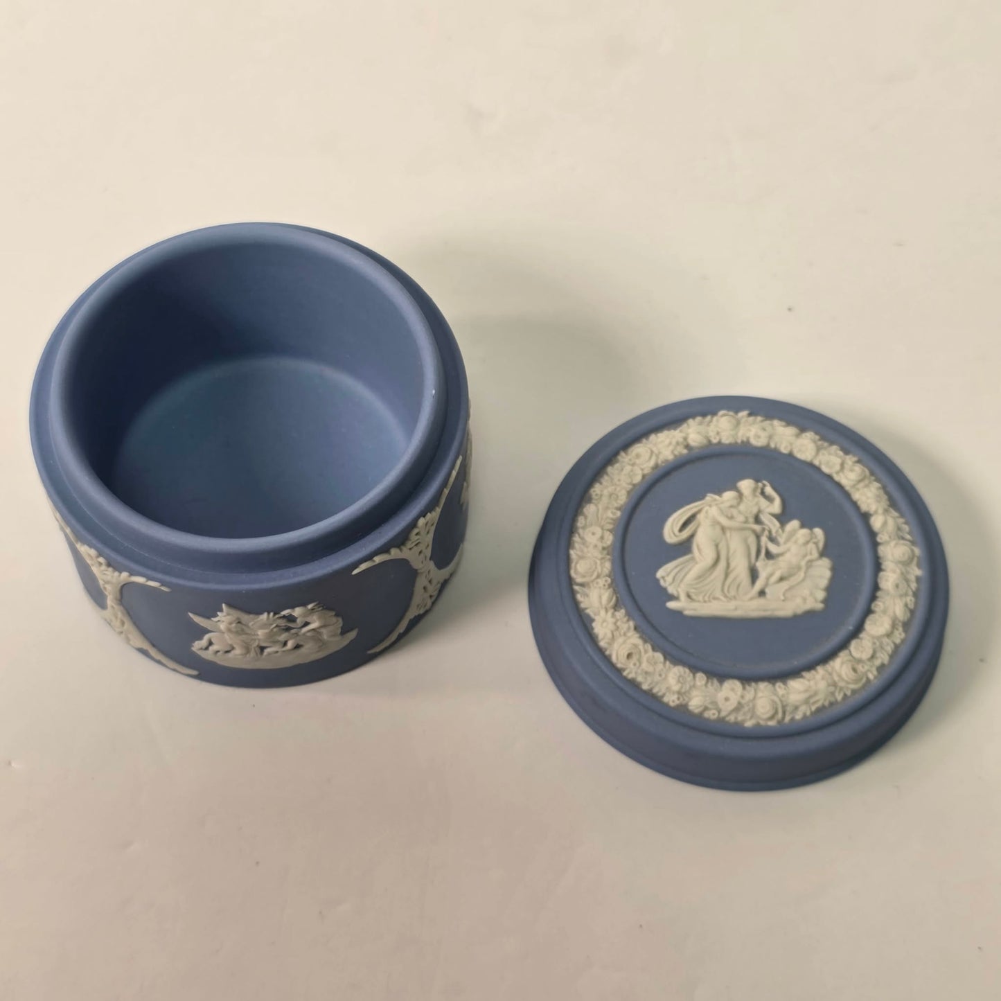 Wedgwood Jasperware Trinket Box 2”