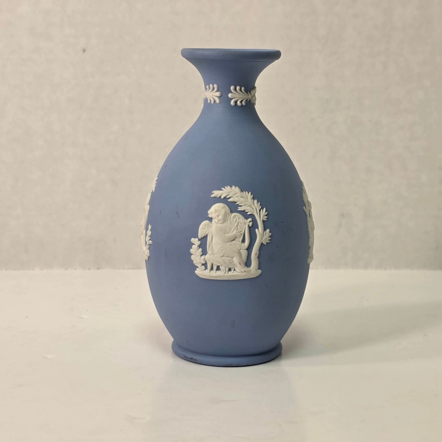 Wedgwood Jasperware Cupid Vase No. 62 5”