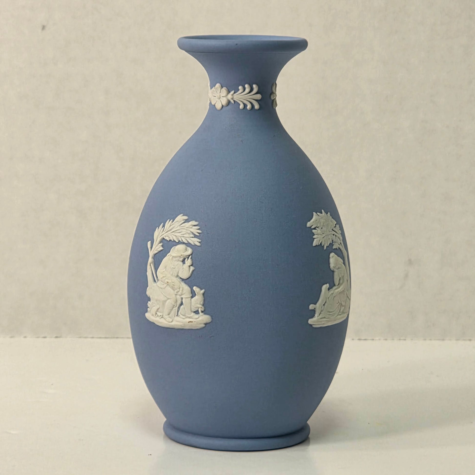 Wedgwood Jasperware Cupid Vase No. 62 5”
