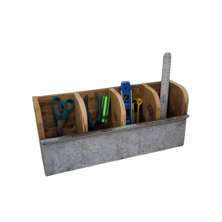 Storage Organizer Rustic Bench Top Tote – Wainfleet Trading Post