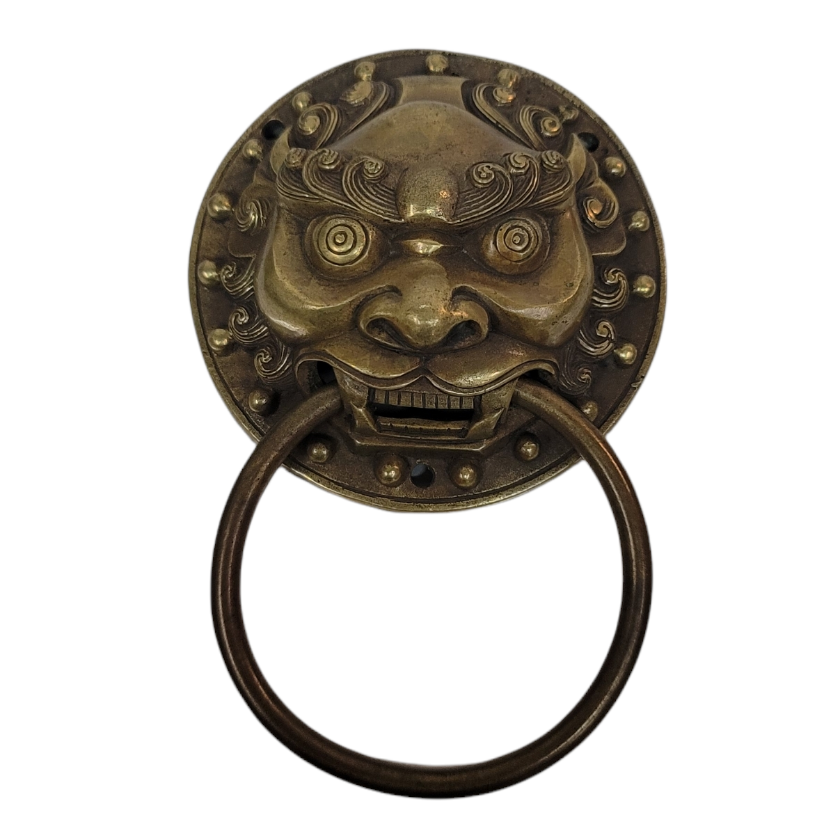oriental brass door knocker