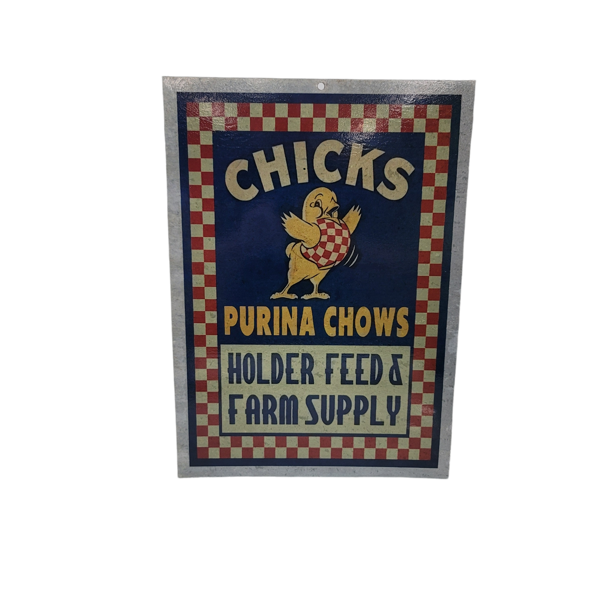 purina chows sign holder feed & farm supply sign