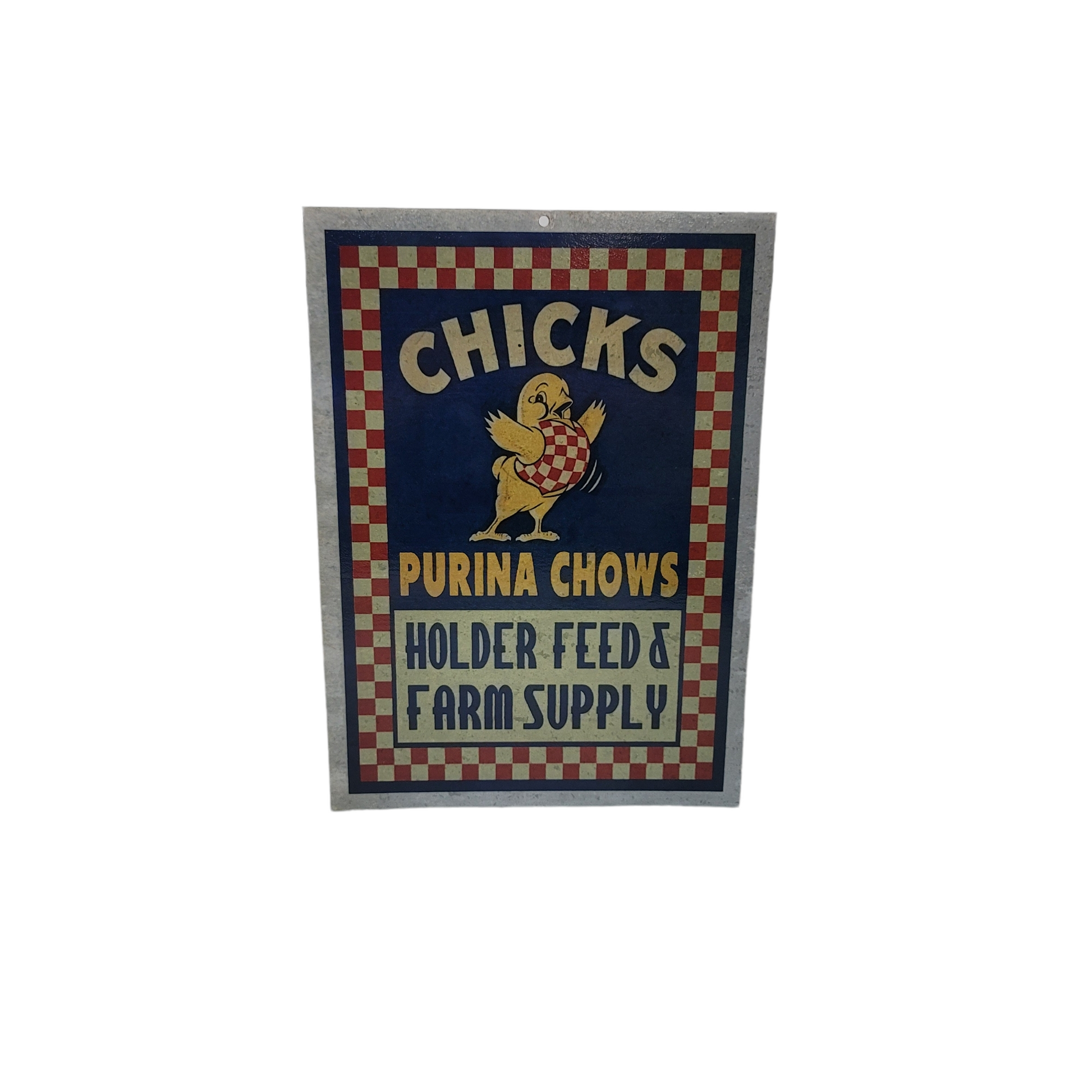 purina chows sign holder feed & farm supply sign