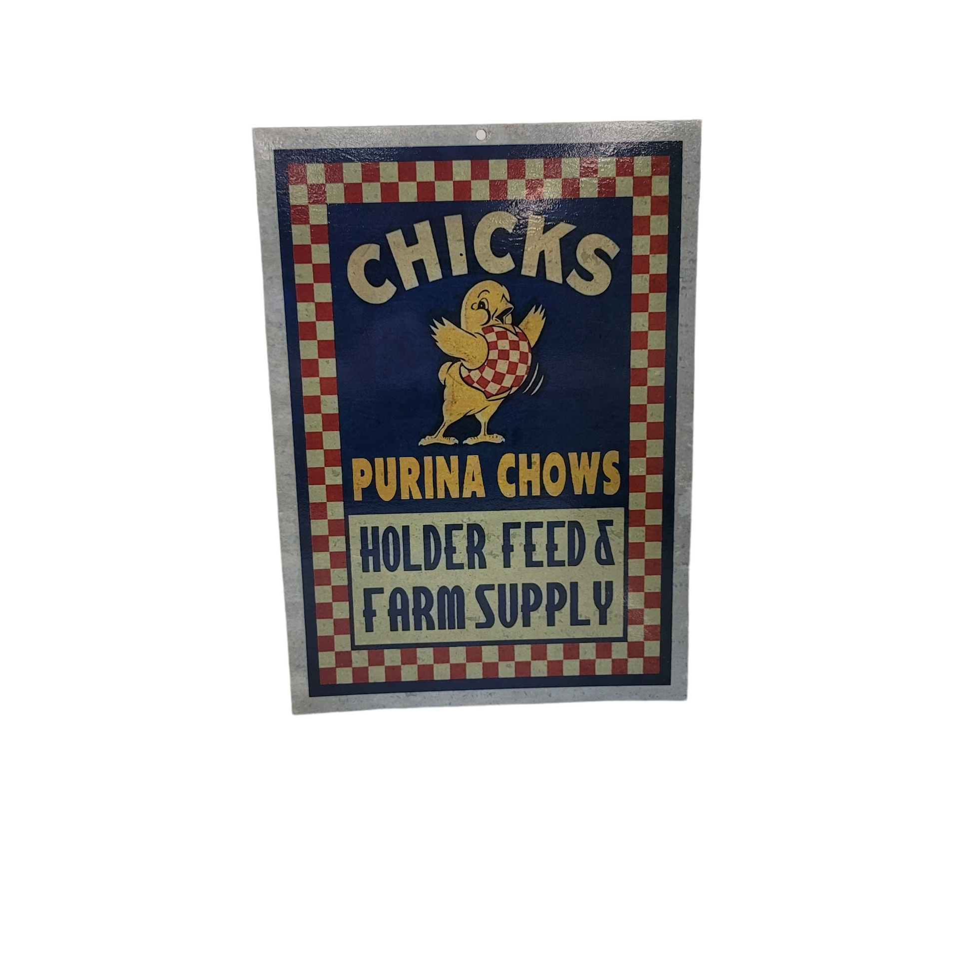 purina chows sign holder feed & farm supply sign