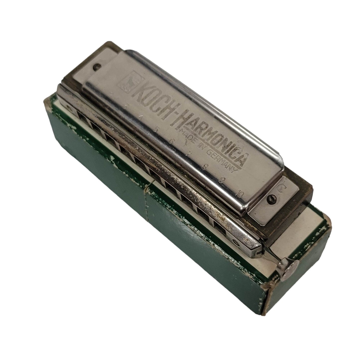 Antique Hamonica Koch Germany Chromatic Harmonica Original Box
