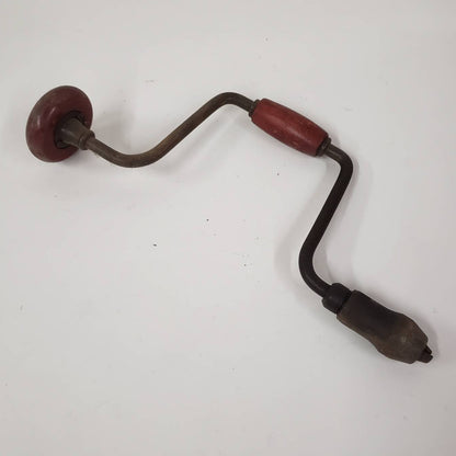 bit brace drill hand crank wooden carpentry hand tools