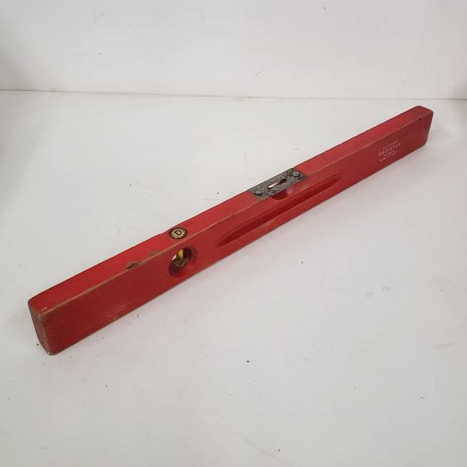 stanley level antique wooden level hand tools stanley defiance model no 1294-24.