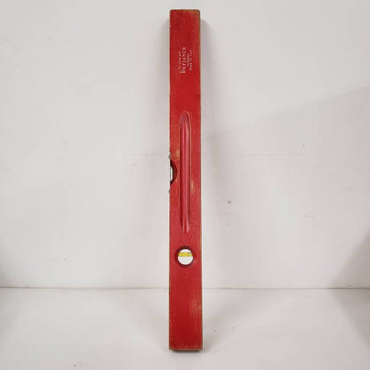 stanley level antique wooden level hand tools stanley defiance model no 1294-24.
